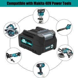 SKYON 40 Volt 5Ah Battery for Makita 40V XGT Battery 5.0Ah 200Wh BL4050 BL4050F - 1 Pack 5.0Ah BL4050 Battery