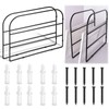 WANGDEFA 6 Pack Base Cabinet Tray Dividers Sheet Pan Rack
