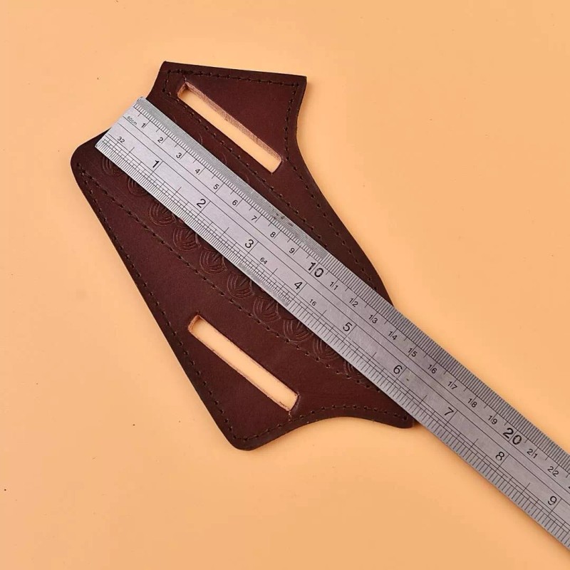 Leather Sheath Handmade Leather Folding Fixed Blade Knife Sheath Belt