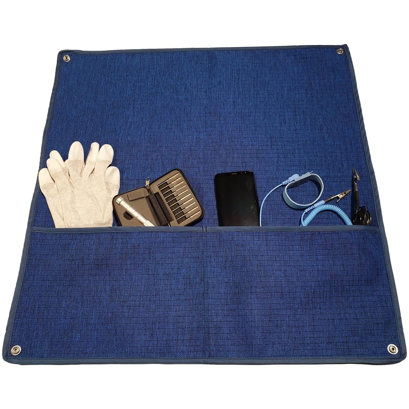 Minadax® 60 x 60 cm Antistatic Mat Set ESD Cuff