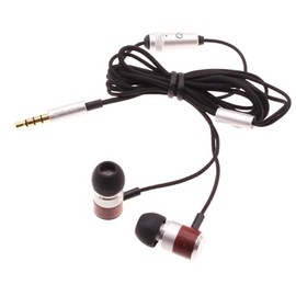 Wired Earphones Hi-Fi Sound Headphones Compatible with Orbic Joy 2/Joy 1, Handsfree Mic Headset Wooden Earbuds in-Ear Earpieces Microphone