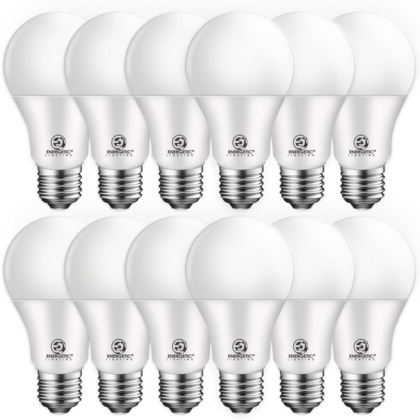 E ENERGETIC LIGHTING Dimmable LED Light Bulbs, 60W Equivalent, Soft