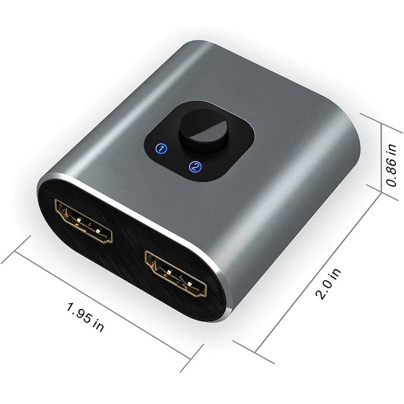 HD Multimedia Interface Switch 2 in 1 Out 4K 60Hz