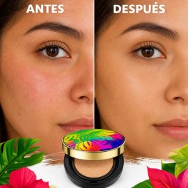 Crema Cc Glowe Cojín Corrector Maquillaje 2 Tonos