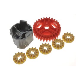 Sparkleiot MOC Technology Differential Gear-28 Teeth with Round Axle Hole Power Functions Parts Blocks 65414 65413 Building Pack of 2