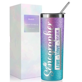 Onebttl Sonographer Gifts for Women, Sonography Ultrasound Tech Radiology Gifts, 20oz Engraved Stainless Steel Insulated Skinny Tumbler