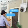 KERUI 2Pack Wireless 5MP WiFi Security Camera System Smart Outdoor