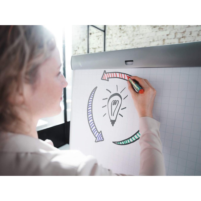 edding 4-32-4 32 Ecoline Flipchart Marker - Assorted Colours (Pack