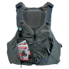 Astral, V-Eight Fisher Life Jacket PFD for Kayak Fishing, Recreation and Touring, Pebble Gray, L/XL