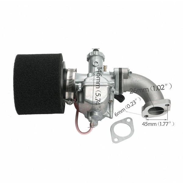 Unbranded VM22 26mm Carburetor Carb for 50-150cc 200cc ATC 196cc