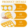 Circle Stencil Template, Plastic Template with 36 Circles Circular Ruler