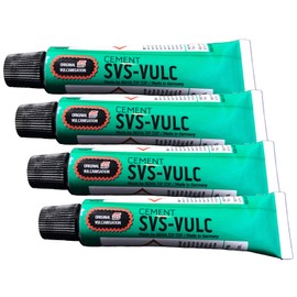 4 Tubes Rema SVS-Vulc Tube Patch Vulcanizing Cement 5 Gram (7 ml)