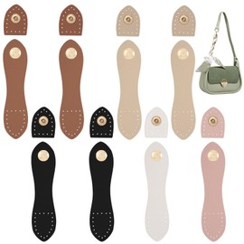 8pcs Leather Buckles Sew On Bag Closure Leather Straps with Press Studs, Bag Closure for Crochet Bags, Press Studs for Leather, Wallet Accessories, Press Stud Set