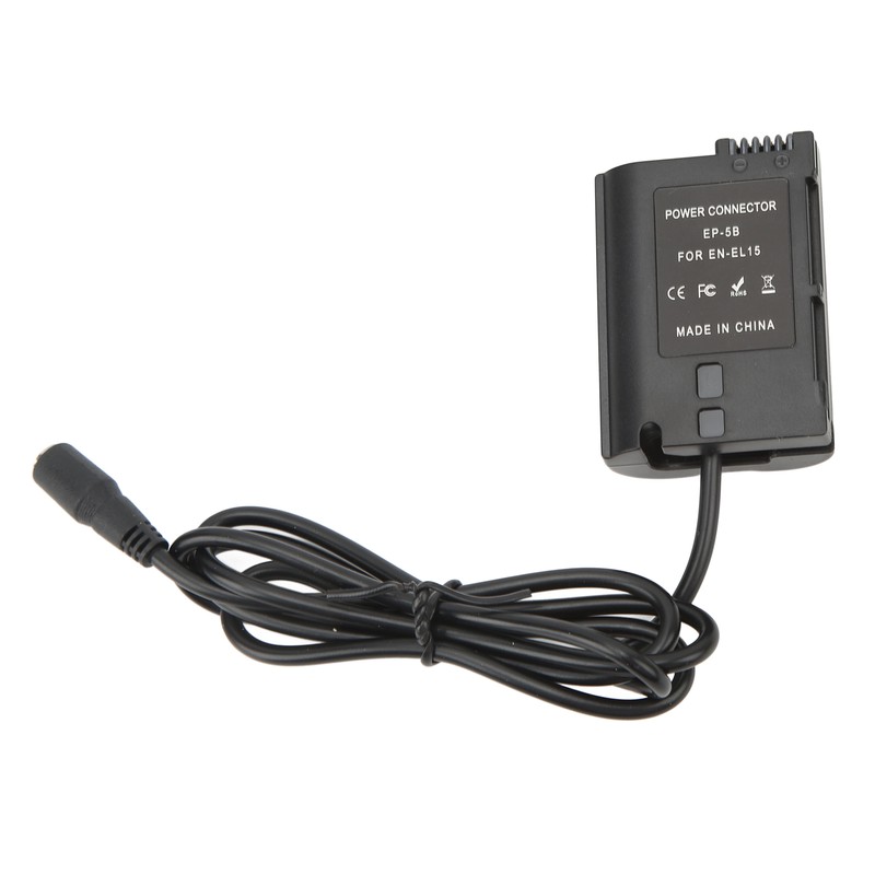 EP 5B DC Coupler Dummy Battery EN EL15 for Nikon