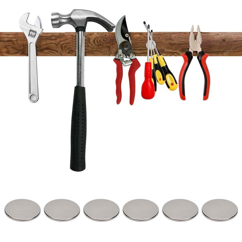 20 Pcs Round Neodymium Magnet Strong Magnetism Heavy Duty Multifunctional