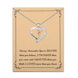 BNQL Taekwondo Necklace Gifts for Women & Girls - Martial Arts Jewelry