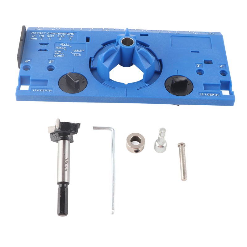 35mm Hinge Boring Jig Woodworking Hinge Hole Drilling Guide Locator