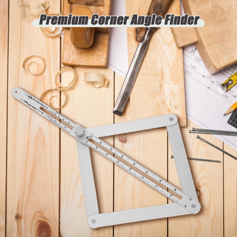 Pcmursal Pemium Corner Angle Finder Tool, Miter Saw Protractor with