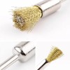 10 Pieces Extended Stainless Copper Wire Cleaning End Brushes Pen