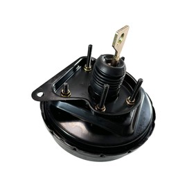 iiLentes 9" Single Diaphragm Power Brake Booster with 1" Bore GM Cast Iron Master Cylinder-Power Disc Brake Pedal and Brass Proportioning Valve Kit Disc/Drum