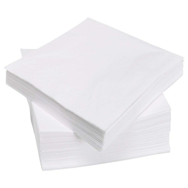 IKEA FANTASTISK - Paper Napkin, White / 100 Pack - 40x40 cm
