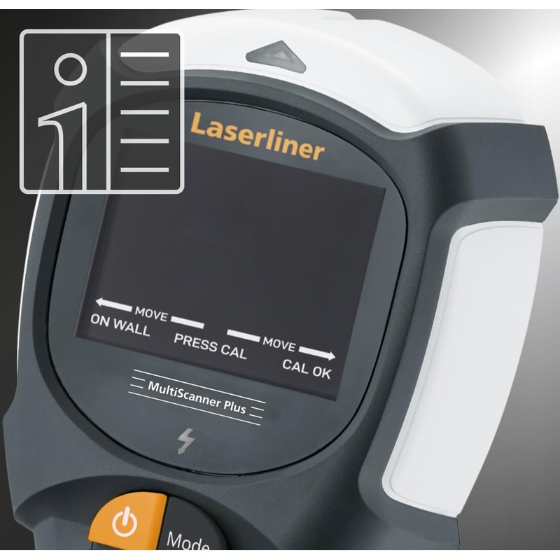 Laserliner MultiScanner Plus 080.967A Tracking Depth (Max.) 120 mm Suitable