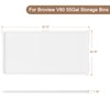 BROVIEW 2 Packs lids for V80 55Gal Storage Bins, White