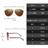 FEISEDY B1052 Men's Sunglasses, Polarized Large, Teardrop, Classic Design, Metal