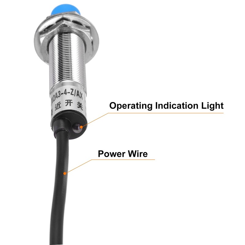 MECCANIXITY M12 Approach Sensor Inductive Proximity Sensor Switch NC Normally