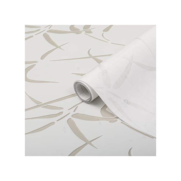 d-c-fix 338-8023 Privacy Glass Reusable Static Cling Window Film, Bamboo,