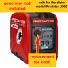 Compatible replacement knob for Predator 2000 watts generator from Harbor