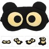 3D Bear Eye Sleep Mask, Zero Pressure Light Blocking Eyeshade
