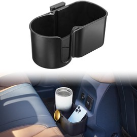 JOYTUTUS Cup Holder Compatible with Ford Maverick 2022-2025 Rear Seat Cup Holder Organizer FIT Insert Expander, Hold 18-32 oz Bottle and Mugs