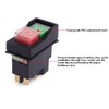 KJD17-240V 4-Pin Waterproof Magnetic Safety Push Button Switch, AC 16A