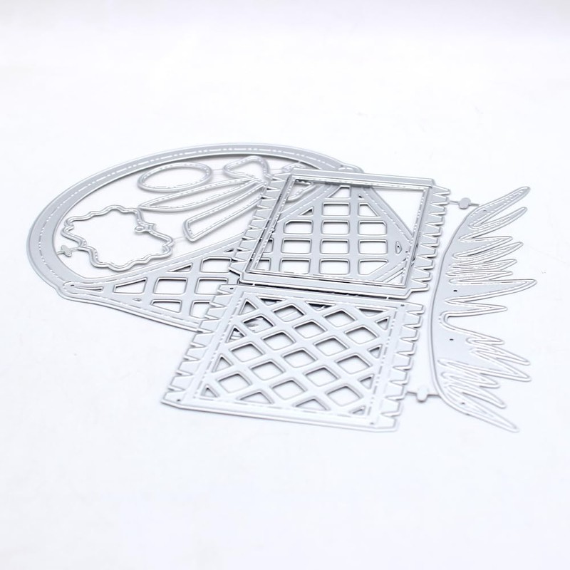 KSCRAFT Basket Jelly Tote Metal Cutting Dies Stencils for DIY