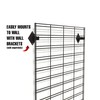 Econoco - Panel Slat Grid Display – Metal Slat Grid