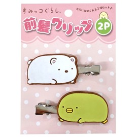 Sumikko Gurashi Hair Access Bangs Clips, Set of 2, Pink San-X