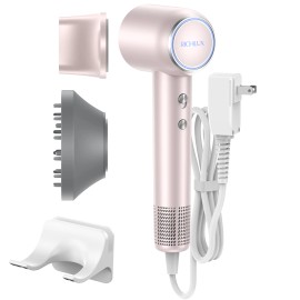 Professional Ionic Hair Dryer with Super Diffuser Nozzle Electric Speed Hair Blower for Home Hotel Car RV and Outdoor Usecolor: Gray, plug type: Us Plug, Voltage (V): 110-120 V