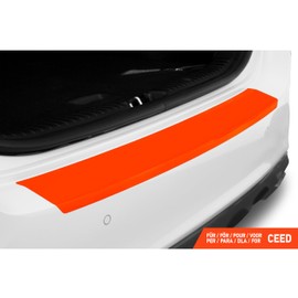 Luxshield Boot Sill Protector Film for Kia Ceed 3 (III) CD I 2018-2025 - Bumper Protection, Scratch Protection, Paint Protection Film - Transparent