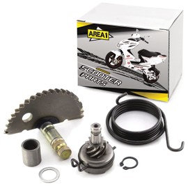 Area1 Kickstarter Repair Kit (Pinion/Driver/Spring) GY6 50cc China 4-Stroke Scooter Compatible with Explorer AGM RS Yiying 50QT/139QMA/QMB