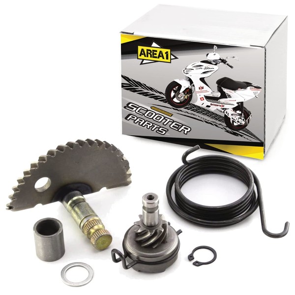 Area1 Kickstarter Repair Kit (Pinion/Driver/Spring) GY6 50cc China 4-Stroke Scooter