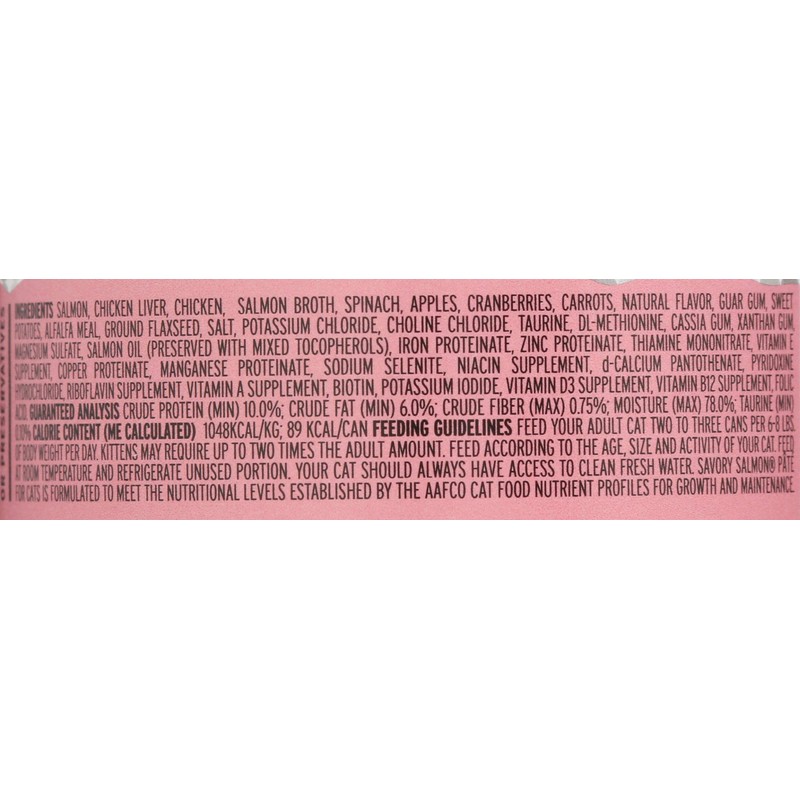 I&Love&You Cat Food Can Salmon Pate, 3 oz
