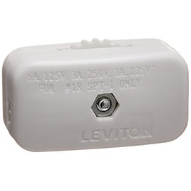 Leviton White Feed-Thru Rotary Switch (C24-00423-3KW)
