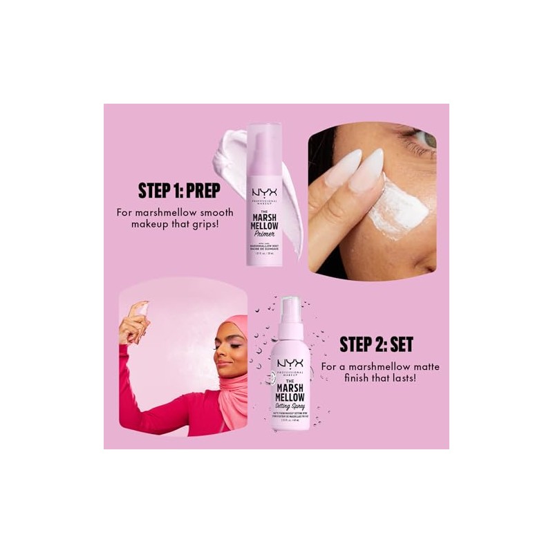 NYX Professional Makeup Primer, The Marshmellow, Make-up Base with Vegan