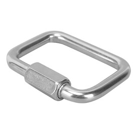 Chain Link Stainless Steel 4‑Corner Multifunctional Connection Buckle for Outdoor Hammock Camping Fishing Hiking10mm