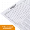 Continuum Games Bunco Score Sheets Refill, Double-Sided Sheets, Scores 6