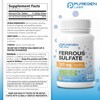 Puregen Labs Ferrous Sulfate 325 mg (65 mg Elemental Iron)