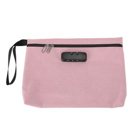 1 X Activated Smell Proof Bag, Smell Proof Bag, Smell Proof Bag with Combination Lock, Odorless Storage Bag for Coffee Tea Food (, Black ()