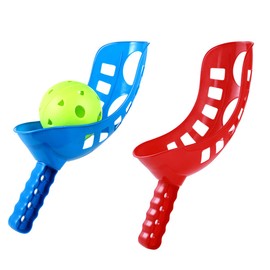 Toddmomy Scoop and Toss Game Sports Scoop Ball Set Scoop Ball Game Outdoor Sports Yard Park Beach Game for Children Adults