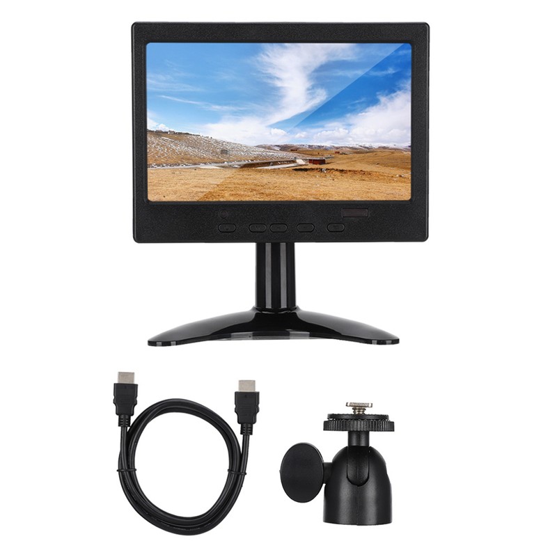 7in 1024x600 Resolution 16:9 Multifunction Display Monitor for HDMI /